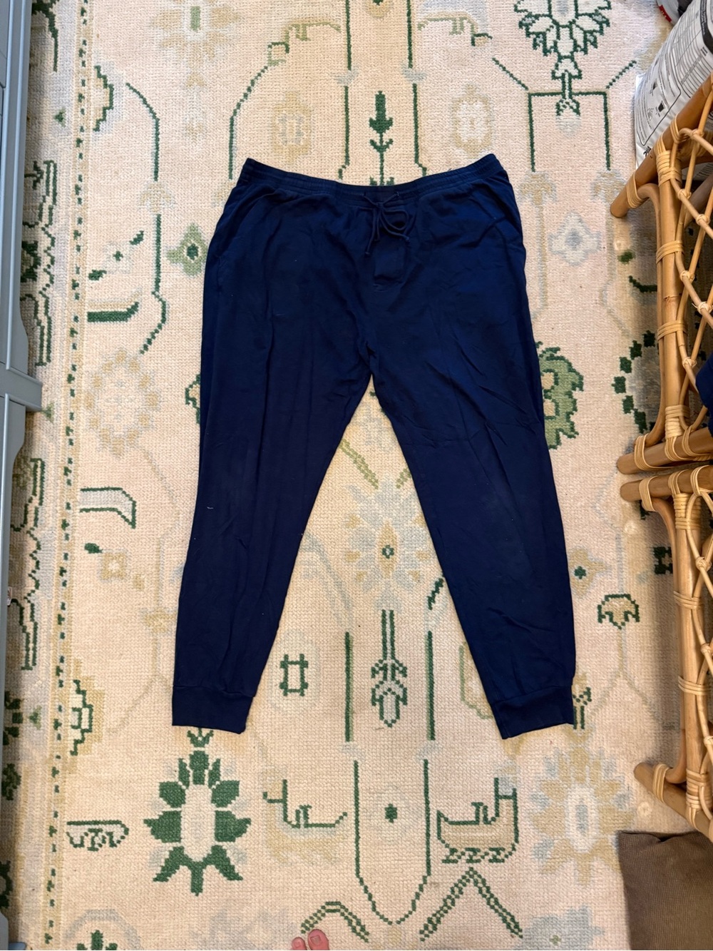 J. Crew Men's Navy Drawstring Joggers